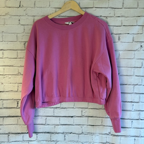 JoyLab Tops - JoyLab Soft Pink Ribbed Top‎